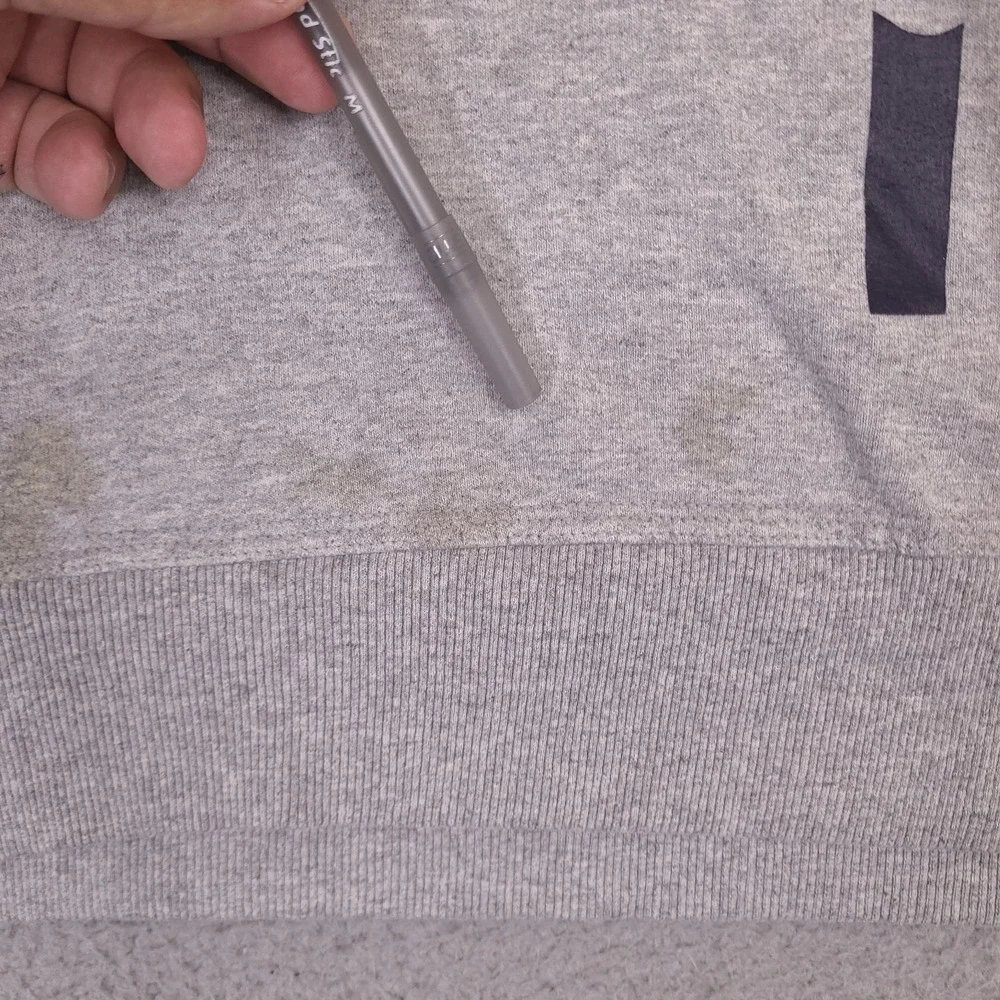 Champion Sweatshirt‎ Mens XL Gray Vertical Script Logo Crewneck Pullover